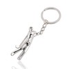 Fat-catz-copy-catz Golf Figure Keyring Silver Tone