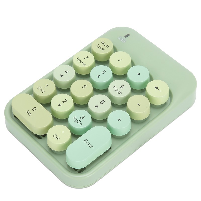AJAZZ Wireless Numeric Keyboard Chocolate Keycap for Game Direction Switching