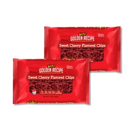 Gurley's Cherry Flavored Baking Chips, Sweet Cherry Chips for Baking, Ideal for Cakes, Cookies, Frosting & Desserts, 10 oz (Pack of 2)