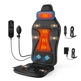 comrelax Back Massager Chair Pad with Heating & Cooling