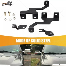 WSAYS Fit 2004-2014 Ford F150/F150 SVT Raptor LED Light Pod Hood Ditch Mounts Brackets