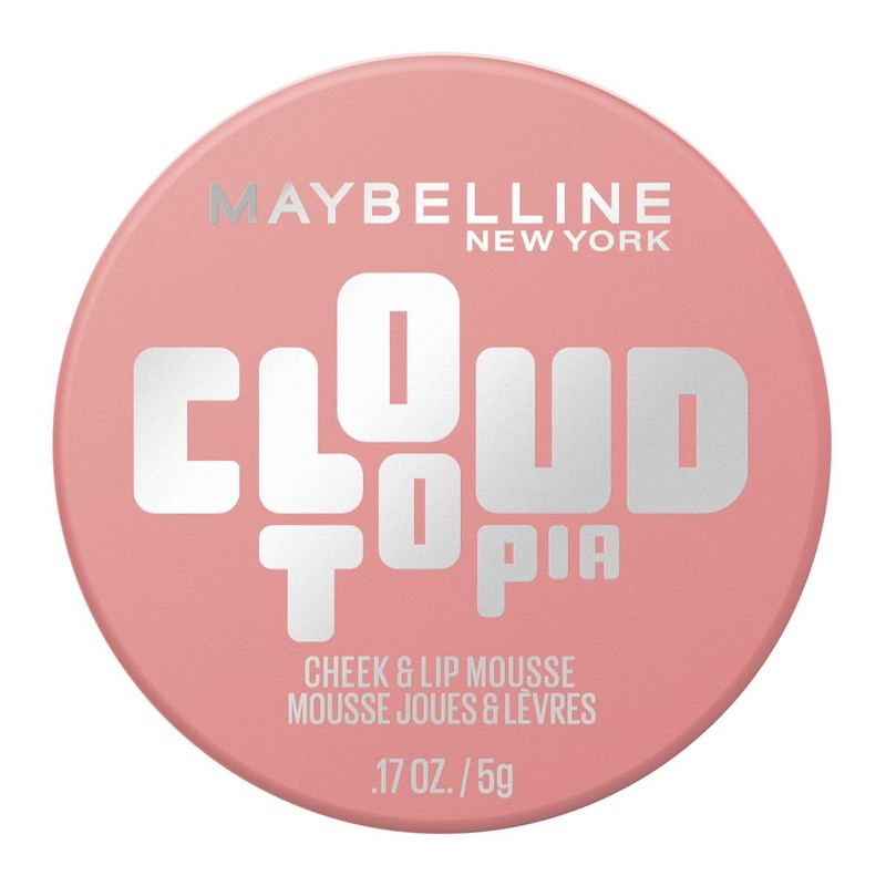 Maybelline Cloudtopia Blush para mejillas y labios,14H, tono Dreamy Dawn