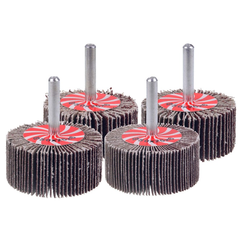 20 Pack Abrasive Flap Wheel Sander Set, Mixflor 2”X 1”