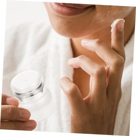 FOMIYES 2sets Travel Toiletries Set Airless Pump Bottle Set Mini Containers for Creams Lotion 2pcs*2