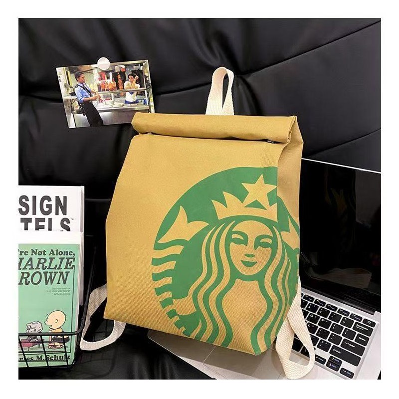 Men Women McDonald's Backpack Starbucks Backpack for Teen Girls Kids