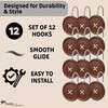Park Designs Red Button Shower Curtain Hooks | Decorative Country