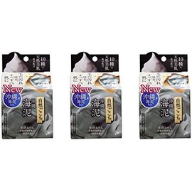 [Bulk Purchase] Natural Gokochi Okinawa Sea Mud Facial Wash Soap, 2.8 oz (80 g) [x 3]
