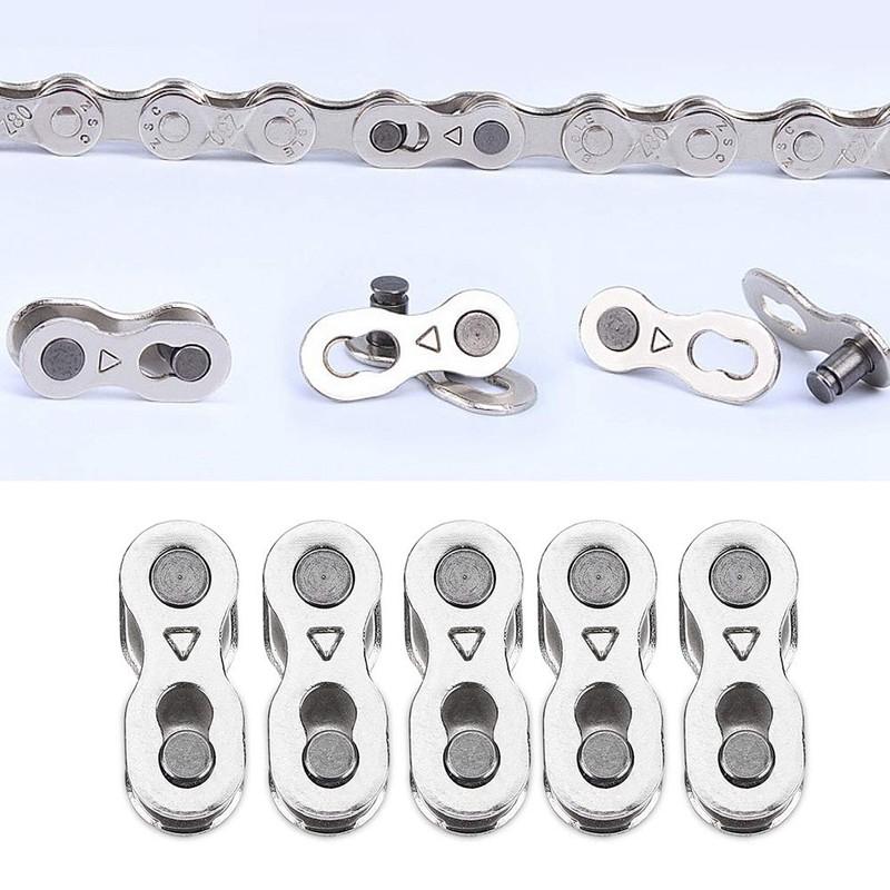 Cocoarm Pack of 10 Chain Lock 6/7/8/9/10 Speed Chain Bicycle