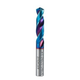 ‌AYCHOLIZ 3/16" Carbide CNC Drill Bit - 55 HRC 120° Point, Straight Shank Short-Length for Hardened Steel/Cast Iron, CNC Machines Only (Not for Hand Drills)