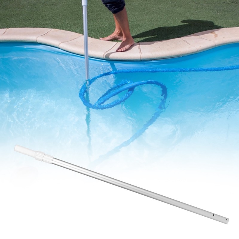 Swimming Pool Aluminum Alloy Adjustable Telescopic Pole MultiFunctional Pool Rod