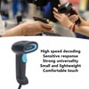 1D Barcode Scanner High Accuracy Fast Decoding Ergonomic USB Wired