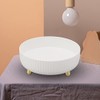 Hztyyier Especiero Giratorio, Especiero Redondo para Condimentos de Cocina (Blanco),