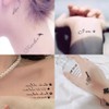 HappyHome 30pcs Fake Tattoo Stickers Body Stickers Waterproof Long Lasting