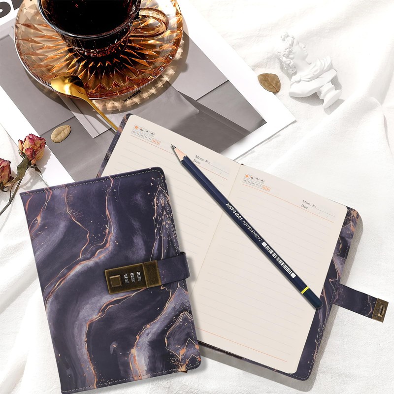 Diary with Lock for Girls Women,Journal Secret Diary with Combination