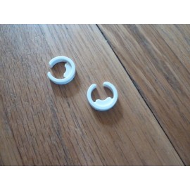 springfree 2 Springfree Trampoline white C-clip fit all models (go into net rod socket) NEW