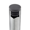 Piutouyar 12 Pack 1 Inch Plastic Plugs, Black Round End