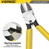 Viganoc 7-inch Ultra Sharp Side Cutter Set with Spring Loaded,