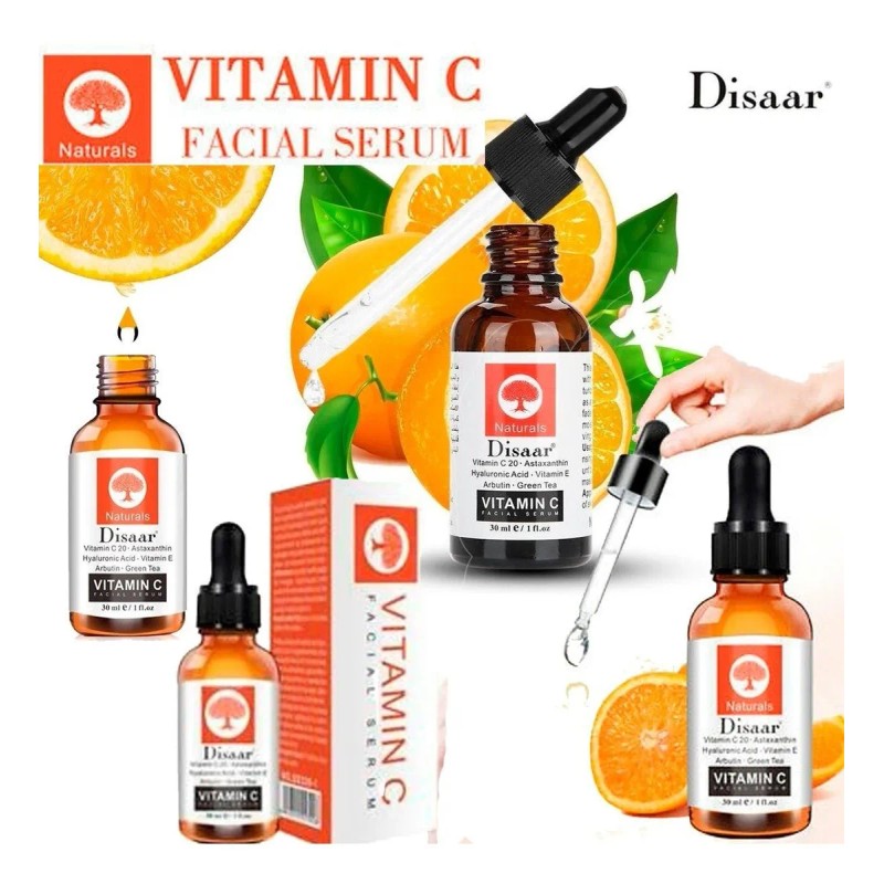 30 unidades Vitamina C Serum Facial Disaar Anti-envejecimiento