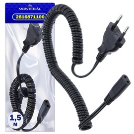 Universelles Ladekabel 1,5 m für Elektrorasierer mit Originalcode 67030305 für Braun MONTERAL