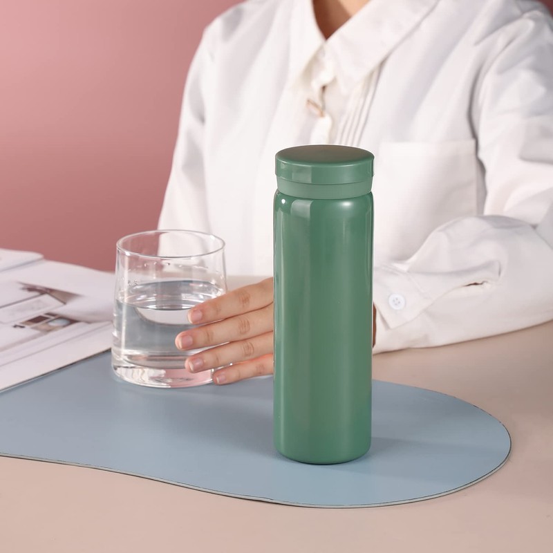 Small Flask, Cute Water Bottle, Vacuum Insulated Flask for Hot