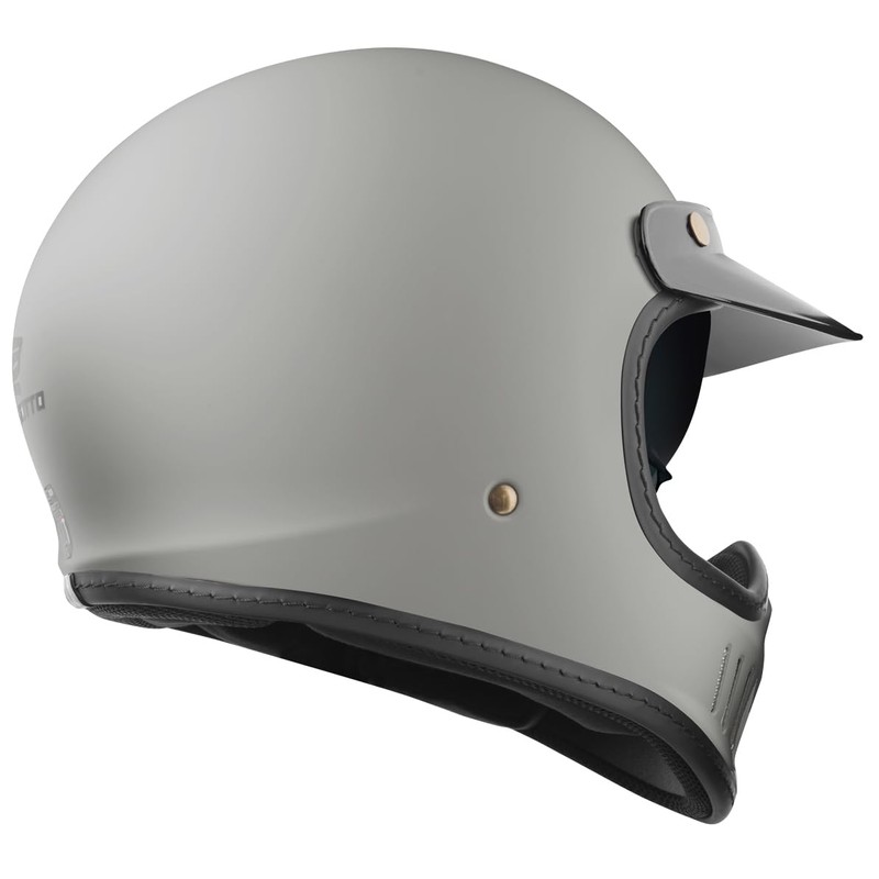 Bogotto FF980 Caferacer Cross Helmet, Matte Grey, L