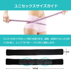 MAQKON 【 ダブルコンプレッションベルト】腰ベルト サポート骨盤ベルト 通気性 軽い 日常生活 スポーツ 男女兼用