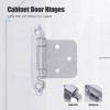 Dazone 20PCS Cabinet Hinges 1/2" Overlay Self Closing Door Cabinet