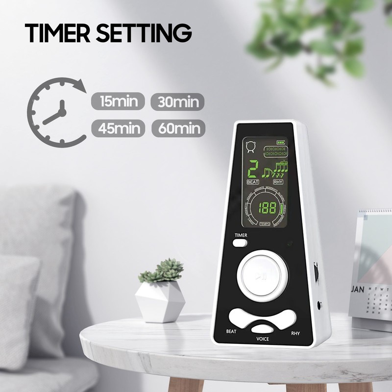 Electronic Digital Metronome with Timer Universal Electronic Metronome with Volume