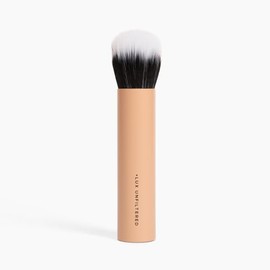 + Lux Unfiltered - Face Blending Brush for Makeup - Blush, Bronzer, Contour, and Foundation Brush for Liquids or Creams - For Buffing & Stiffiling - Vegan & Cruelty Free Synthetic Bristles