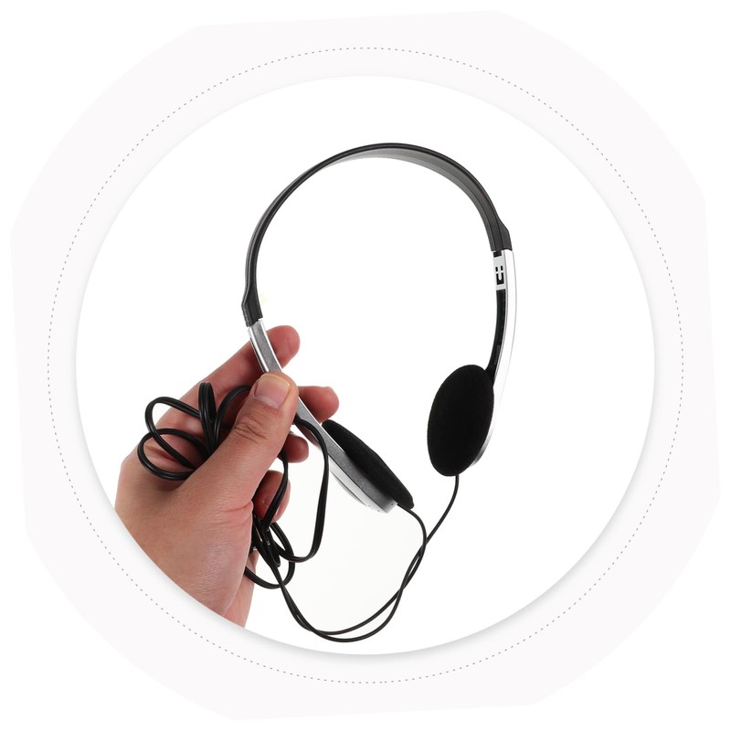 jojofuny Comfortable Retro Wired Headphones for Boy Girl Compatible Computers