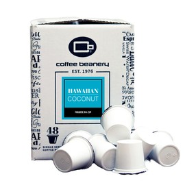 Hawaiian Coconut Coffee Pods by Coffee Beanery | 96ct Bulk Flavored Coffee Pods Medium Roast Coffee Pods| 100% Specialty Arabica Coffee| Gourmet Coffee Pods