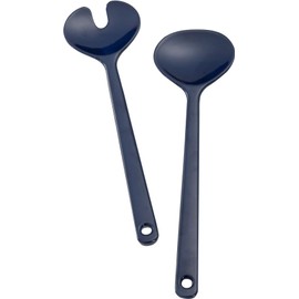 BRUNNER 0830039N.C8C Set Posate per Insalata Melamina, Design Blu Cosmic