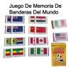 Juego De Memoria Carta Banderas Del Mundo 50 Pares De
