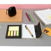 Libreta Cuaderno Ecológico Con Pluma Post-it Y Banderitas