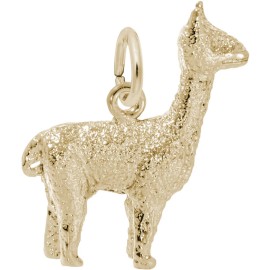 Rembrandt Gold-Plated Sterling Silver Alpaca Charm by Rembrandt