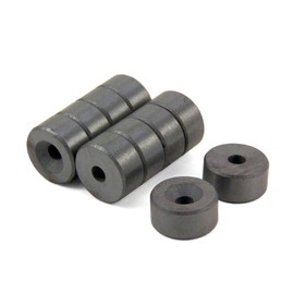 Magnet Expert® 20mm dia x 10mm thick x 5.2mm c/sink Ferrite Magnet - 1.2kg Pull ( North ) ( Pack of 10 )
