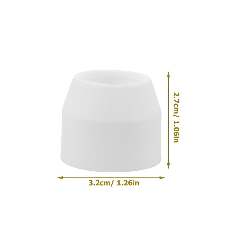 jojofuny 10pcs Tig Ceramic Cups for Plasma Cutting High Impact