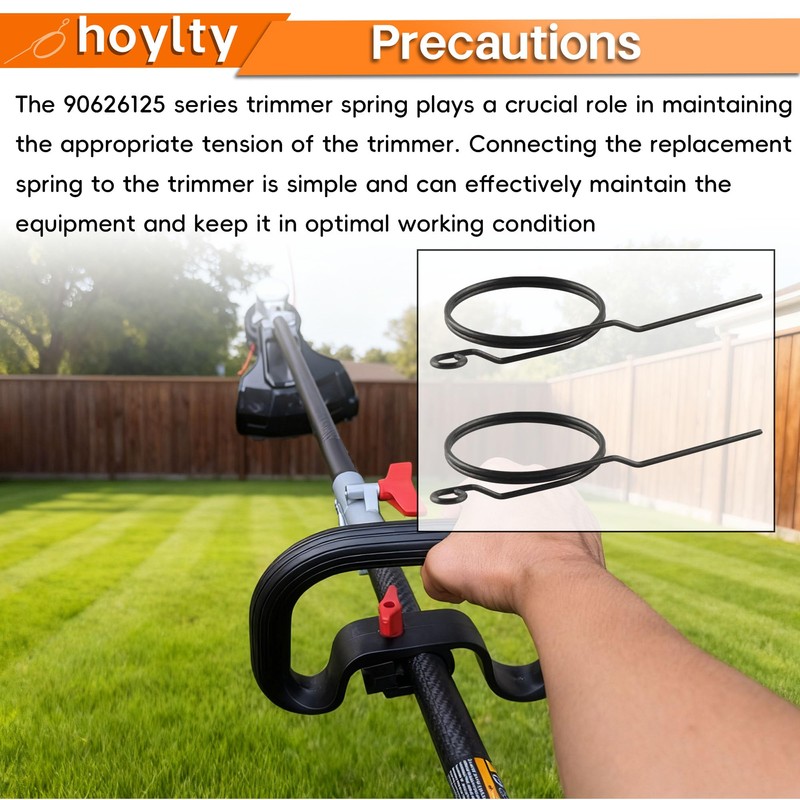 hoylty 90626125 String Trimmer Spring Replacement Part (2 Pack)