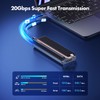 ineo M.2 NVMe SSD Enclosure with Embedded Copper Column Cooling,