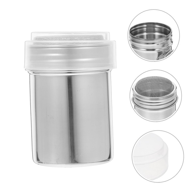 Hohopeti Powdered Sugar Shaker Dispenser Cinnamon Sugar Shaker Flour Duster