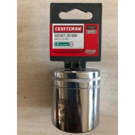 Craftsman Socket 32mm 1/2in drive 12 point New 45927