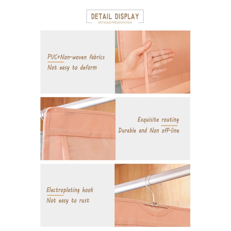 AARAINBOW 1 Pack Hanging Handbag Purse Organizer, Polyester Fiber+PVC Purse