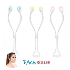 Face Roller / Double-sided Facial Massage / 4 Rollers / Self-Massage Face Roller Facial Massage / 페이스롤러/ 양면 얼굴마사지/ 4롤러/ 셀프마사지 페이스롤러 얼굴마사지