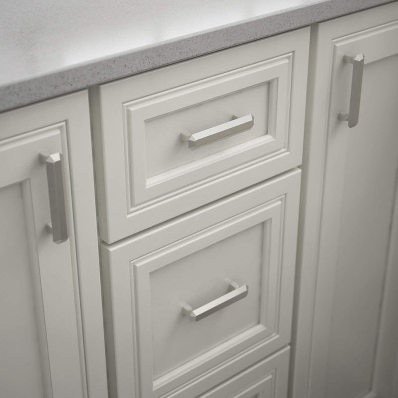 Franklin Brass Napier Cabinet Pull, Nickel, 3 in (76mm) Drawer