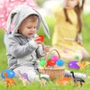 UPINLOOK 24Pcs Easter Eggs with Dinosaurs Inside, Easter Basket Stuffers