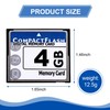 Gokelomg Professional 4GB Compact Flash Memory Card (Whiteandblue)