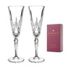 DIAMANTE Chatsworth Champagne Prosecco Flutes - Made from Premium Lead