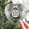 Christmas Memorial Hanging Ornaments Angel Wings, Memory Gifts Pendant I