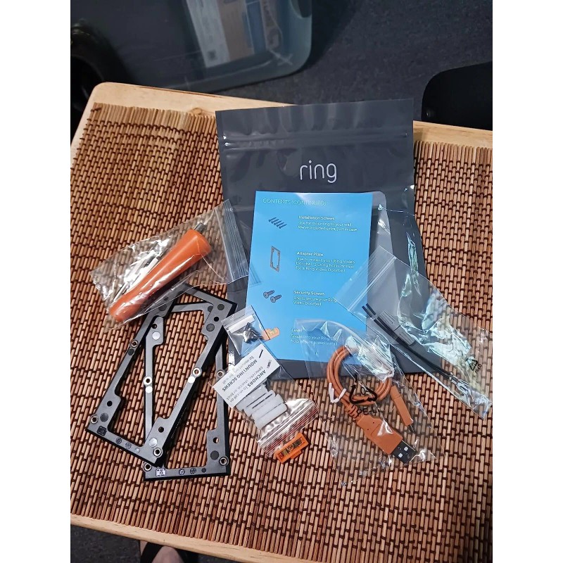 Unbranded Video Doorbell 2 2nd Gen Spare Parts Back Plate
