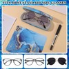 QSCFKL Hard Shell Eyeglasses Case, Protective Hard Glasses Case with